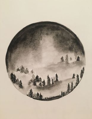 Creative Work Misty Forest Aliya Moran Gallery